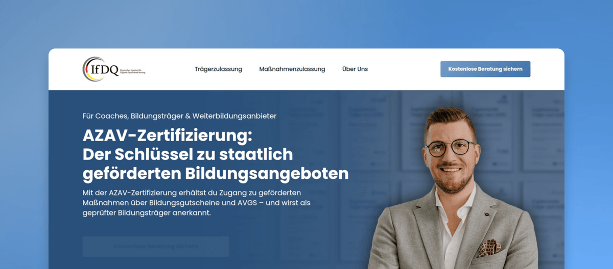 AZAV-Zertifizierung