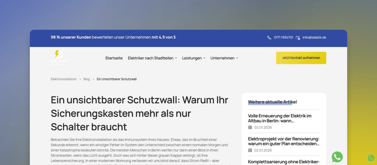 Ein unsichtbarer Schutzwall: Warum Ihr Sicherungskasten mehr als nur ...