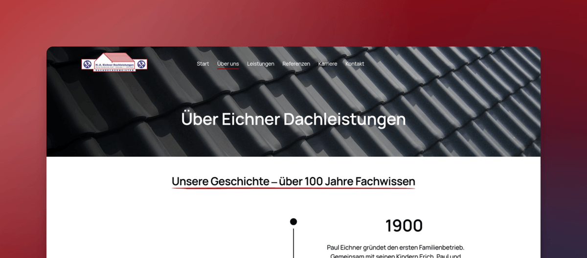 Über uns - Eichner Dachleistungen: Ihr Partner für Dächer