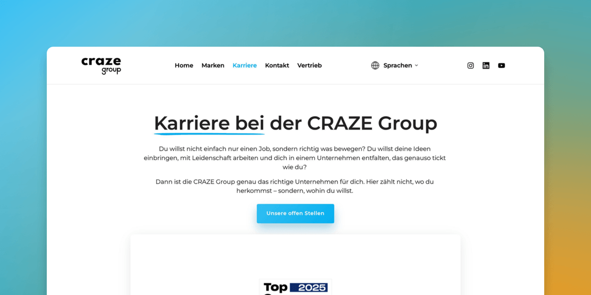 Karriere | CRAZE Group