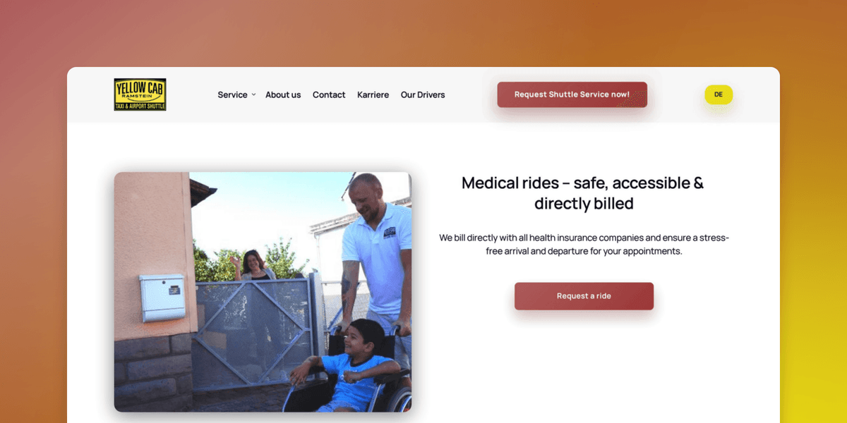 Medical & Wheelchair Rides Ramstein – Direct Billing with Health Insurance