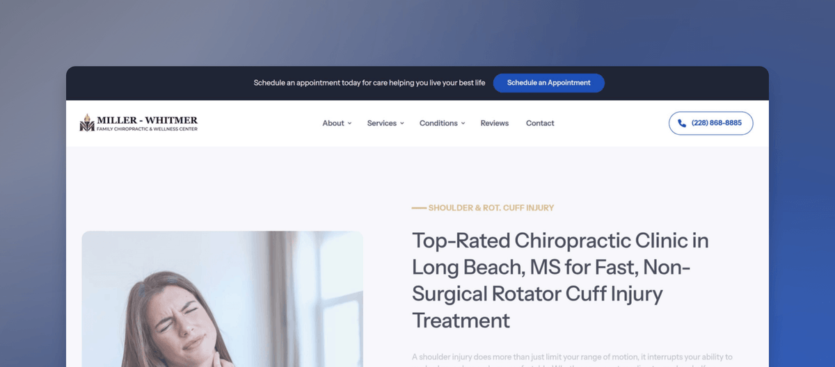 Rotator Cuff Injury Treatment Long Beach MS | Shoulder Pain