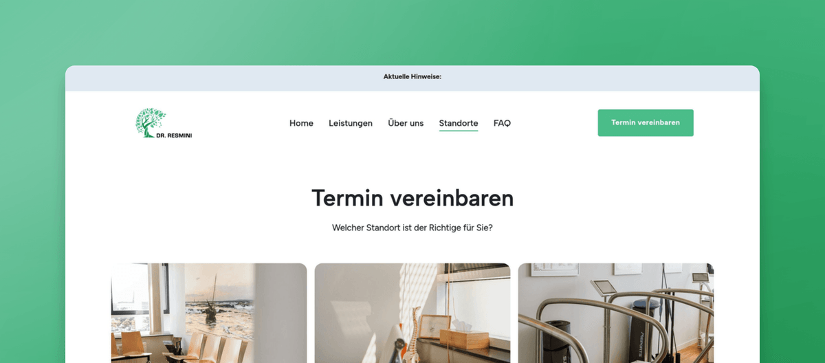 Termin vereinbaren