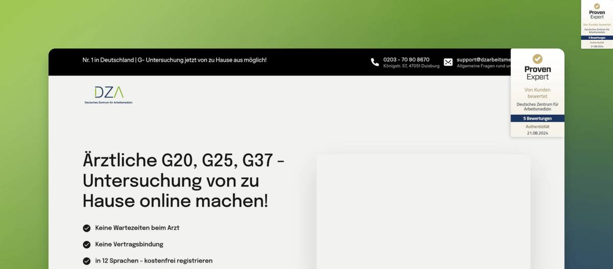 G20 G25 G37 Untersuchungen Jetzt Online! — free download