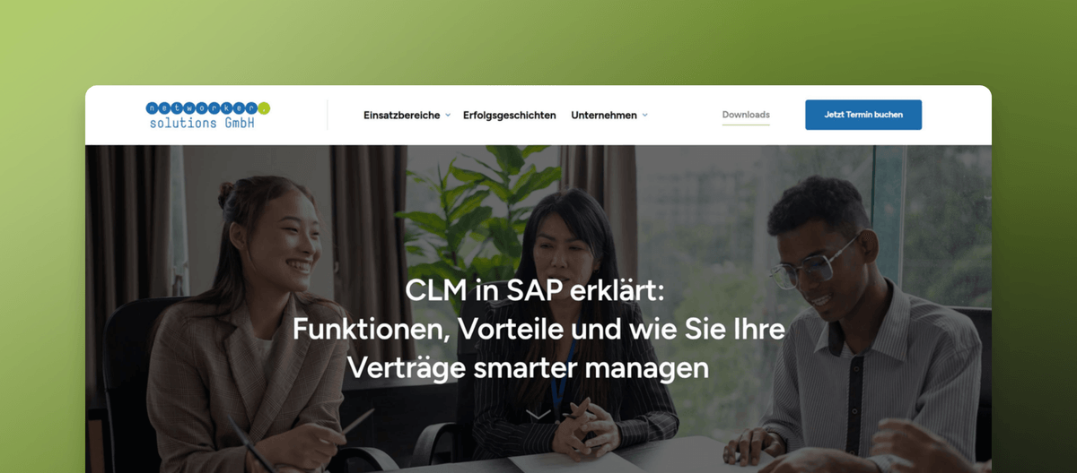 CLM in SAP: Digitales Vertragsmanagement mit CUNO4 optimieren | SAP ...