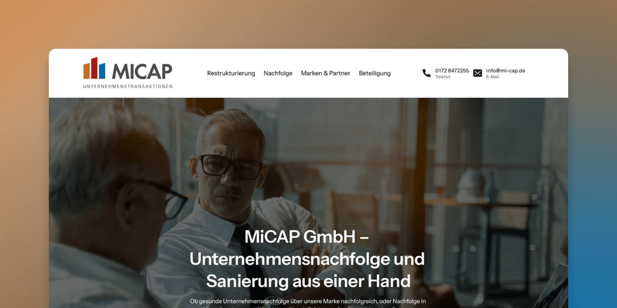 Experten für Unternehmensnachfolge, Restrukturierung & Beteiligungen ...