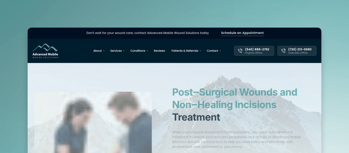 Post Surgical Wound Care | Advanced Mobile Wound Care