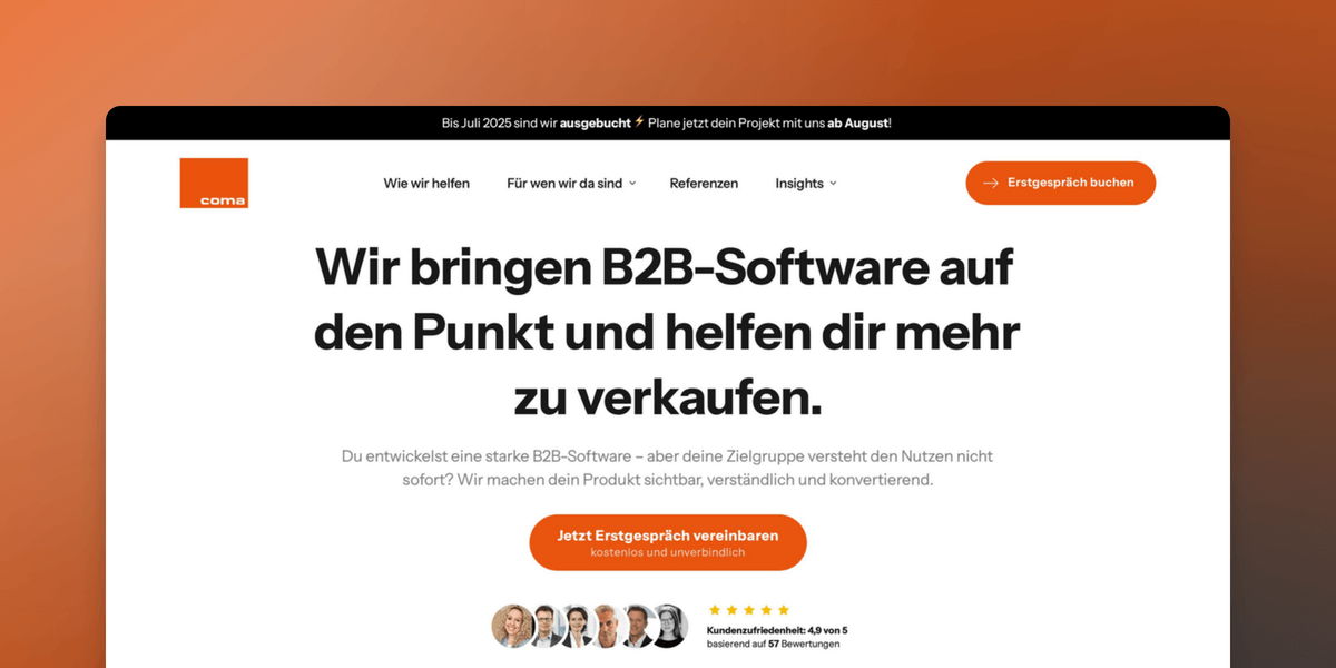 B2B Software verständlich zeigen & verkaufen | coma AG