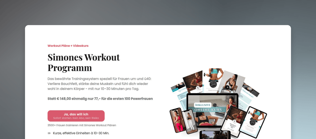 Simones Workout Programm