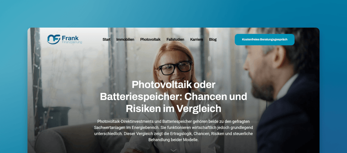 Photovoltaik oder Batteriespeicher