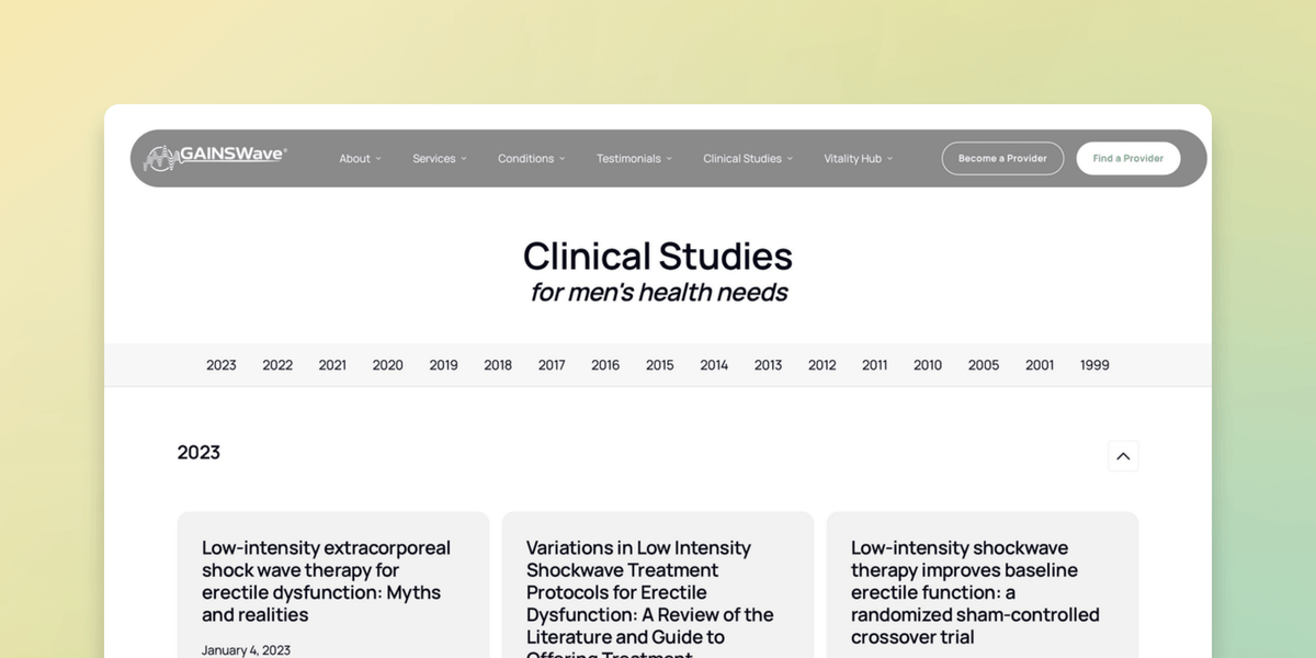 Clinical Studies