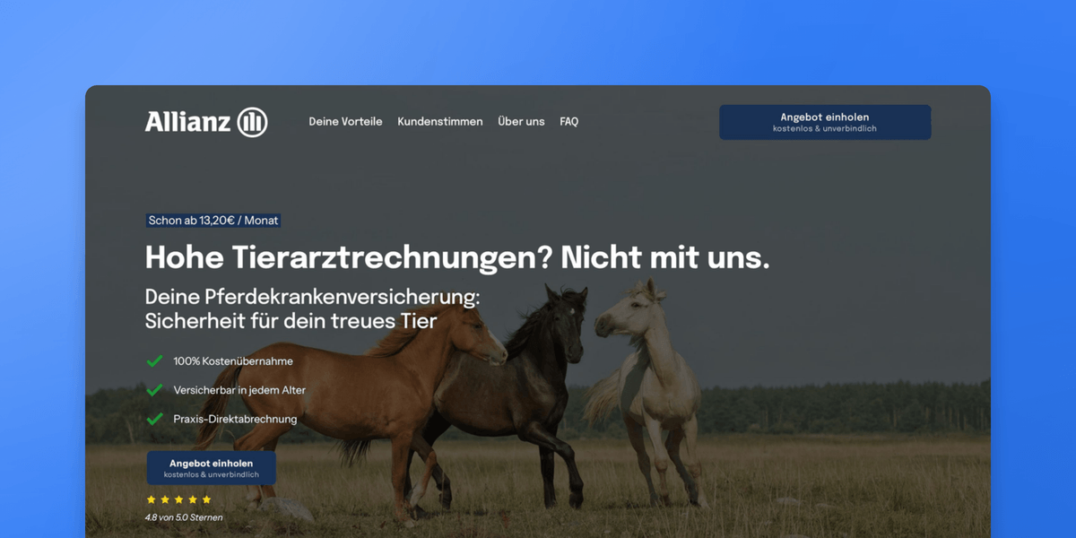Pferdekrankenversicherung Vergleich Check24