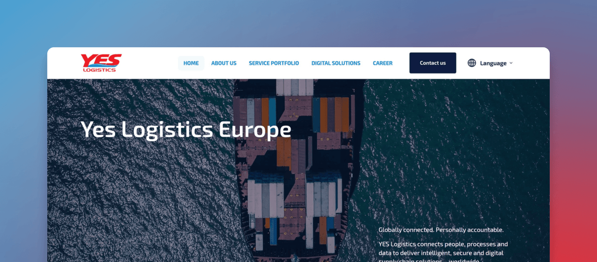 Home [www.yeslogistics.eu]