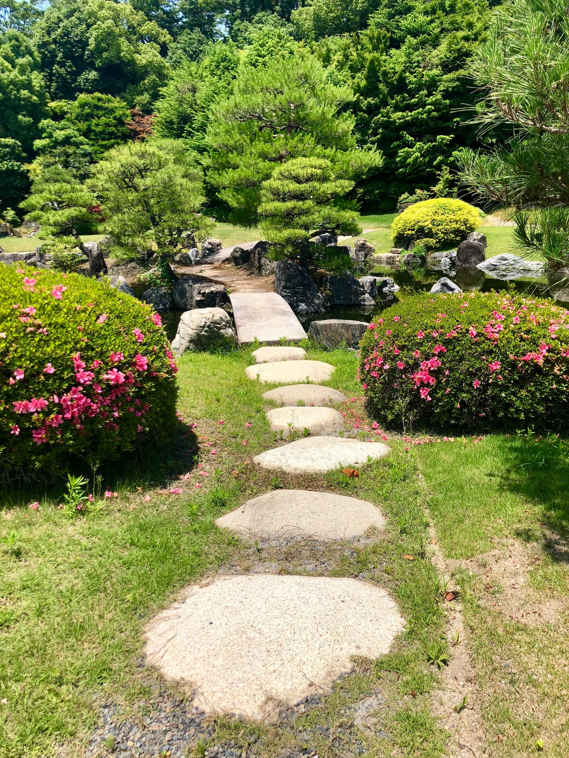 Gartenweg mit Pflaster