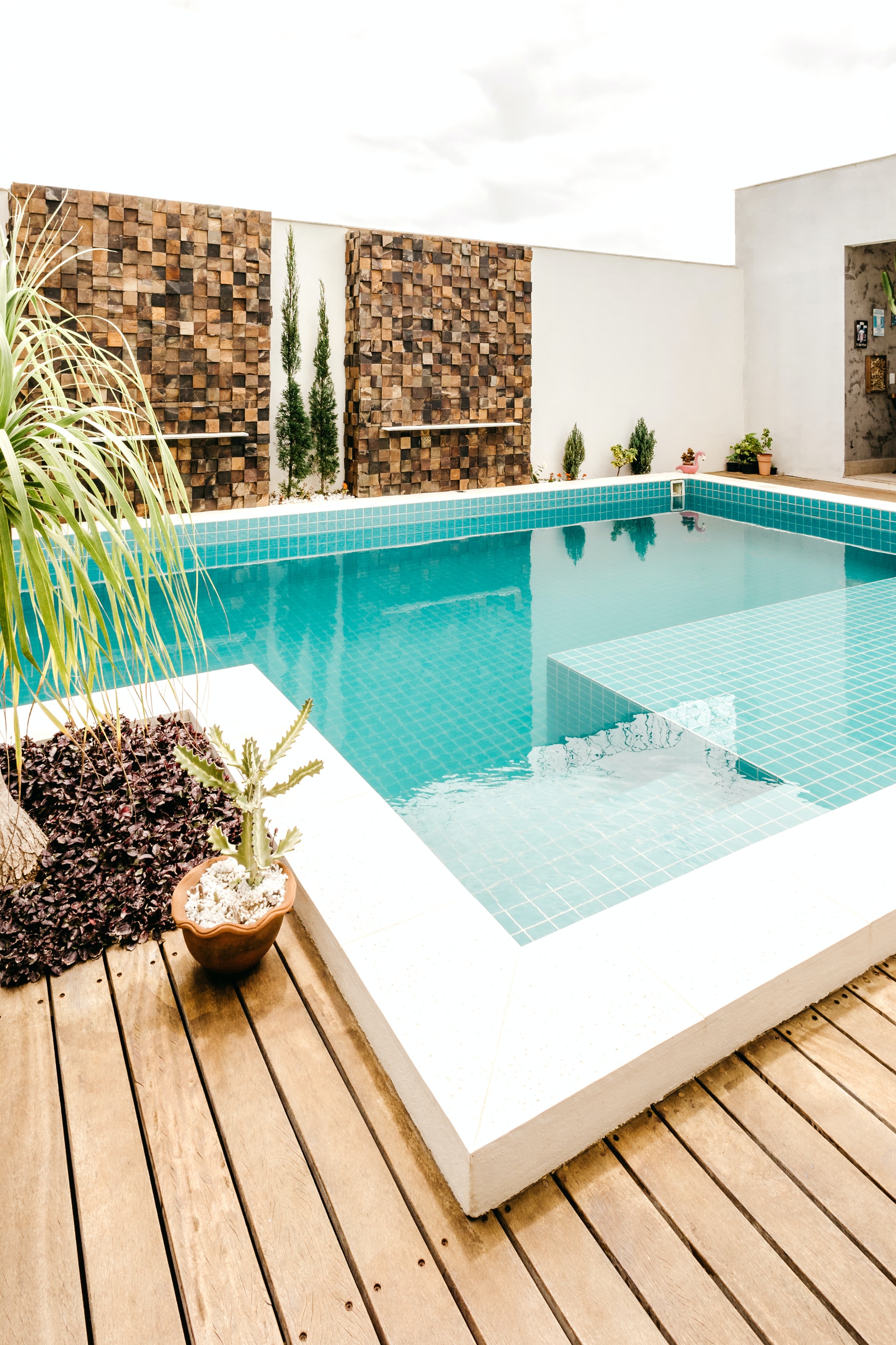Südländische Gartenanlage